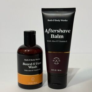 Bath & Body Works Beard & Face Wash and Aftershave Balm Set